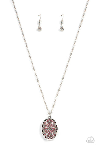 Paparazzi-Venice Vacation - Pink Necklace