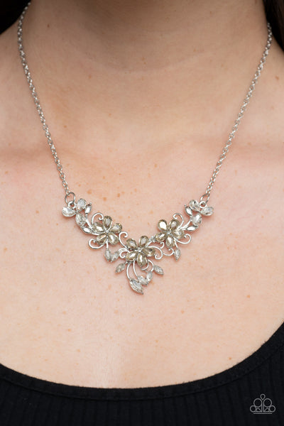 Paparazzi-Floral Fashion Show - Brown Necklace
