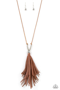 Paparazzi-A Clean Sweep - Brown Necklace