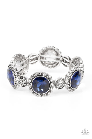 Paparazzi-Palace Property - Blue Bracelet