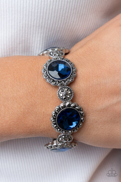 Paparazzi-Palace Property - Blue Bracelet