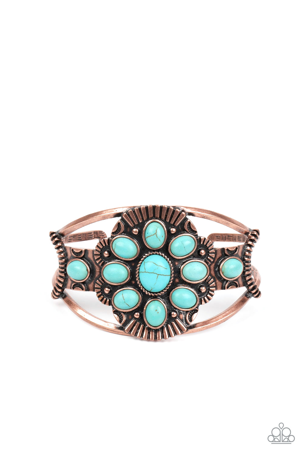 Paparazzi-Wistfully Western - Copper Bracelet