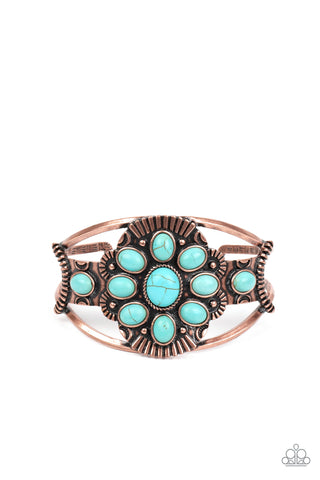 Paparazzi-Wistfully Western - Copper Bracelet