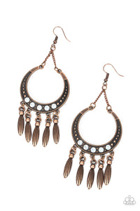 Paparazzi-Day to DAYDREAM - Copper Earring