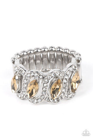 Paparazzi Staggering Sparkle - Brown Ring