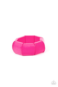 Paparazzi-Coconut Cove - Pink Bracelet