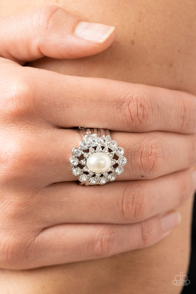Paparazzi-A-list Admirer - White Ring