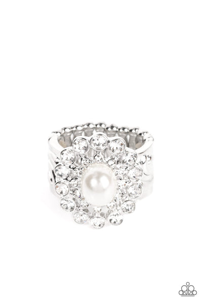 Paparazzi-A-list Admirer - White Ring