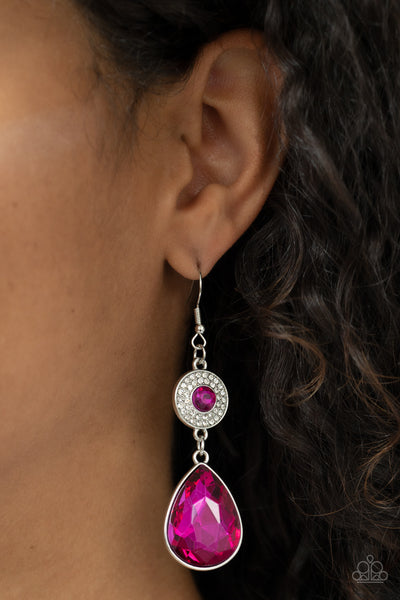 Paparazzi-Collecting My Royalties - Pink Earring