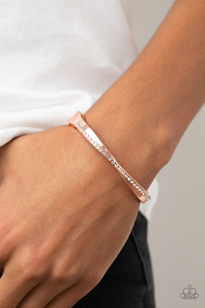 Paparazzi-Palace Penthouse - Copper Bracelet