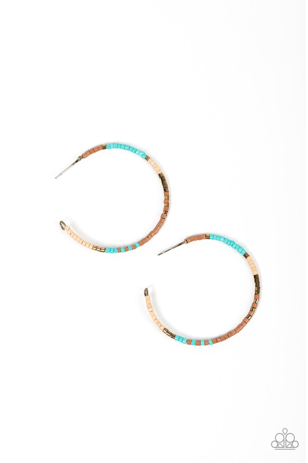 Paparazzi-Joshua Tree Tourist - Brass Earring