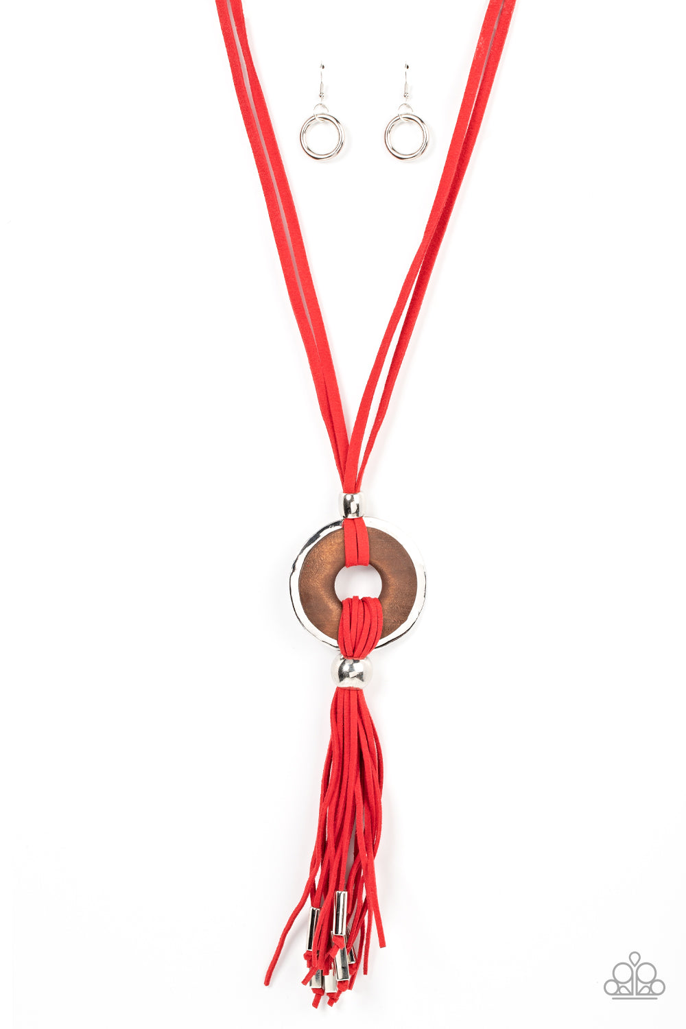 Paparazzi-ARTISANS and Crafts - Red Necklace