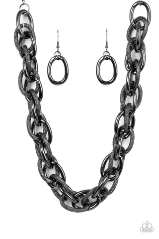 Paparazzi-License to Chill - Black Necklace