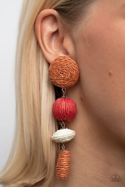 Paparazzi-Twine Tango - Multi Earring