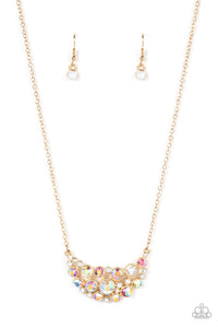 Paparazzi-Effervescently Divine - Gold Necklace