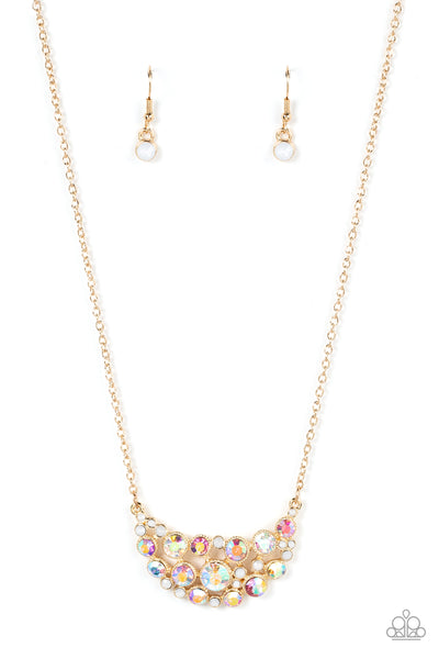 Paparazzi-Effervescently Divine - Gold Necklace