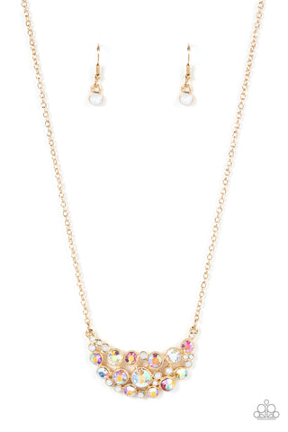 Paparazzi-Effervescently Divine - Gold Necklace