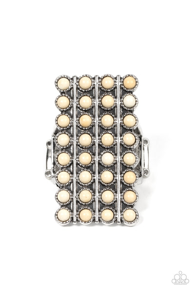 Paparazzi-Pack Your SADDLEBAGS - White Ring