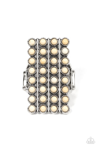 Paparazzi-Pack Your SADDLEBAGS - White Ring