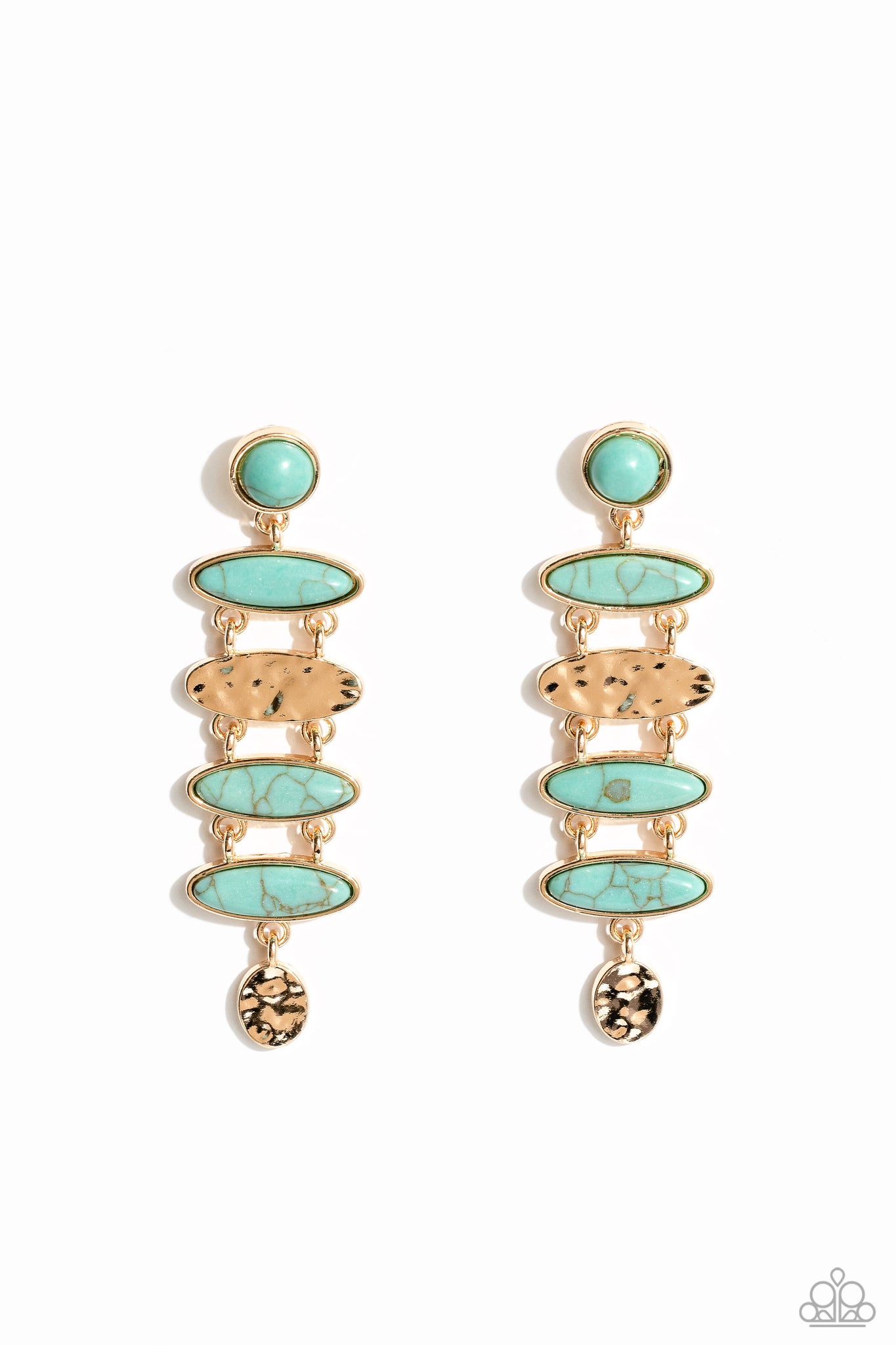 Paparazzi-Rustic Reverie - Blue Earring