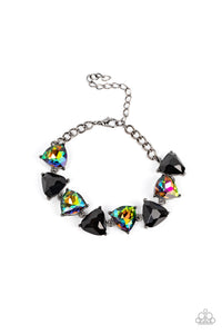 Paparazzi-Pumped up Prisms - Multi Bracelet
