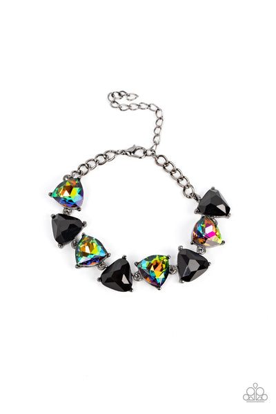 Paparazzi-Pumped up Prisms - Multi Bracelet