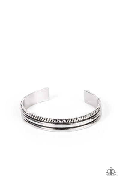 Paparazzi-Southern Spurs - Silver Bracelet