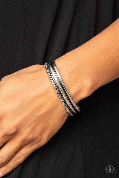 Paparazzi-Southern Spurs - Silver Bracelet