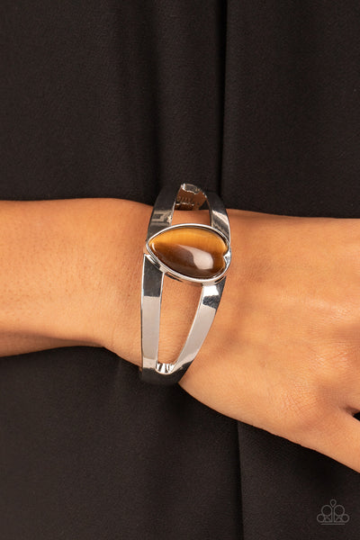 Paparazzi-Enhanced Enchantment - Brown Bracelet