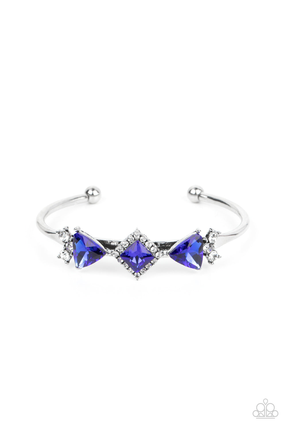 Paparazzi-Strategic Sparkle - Blue Bracelet