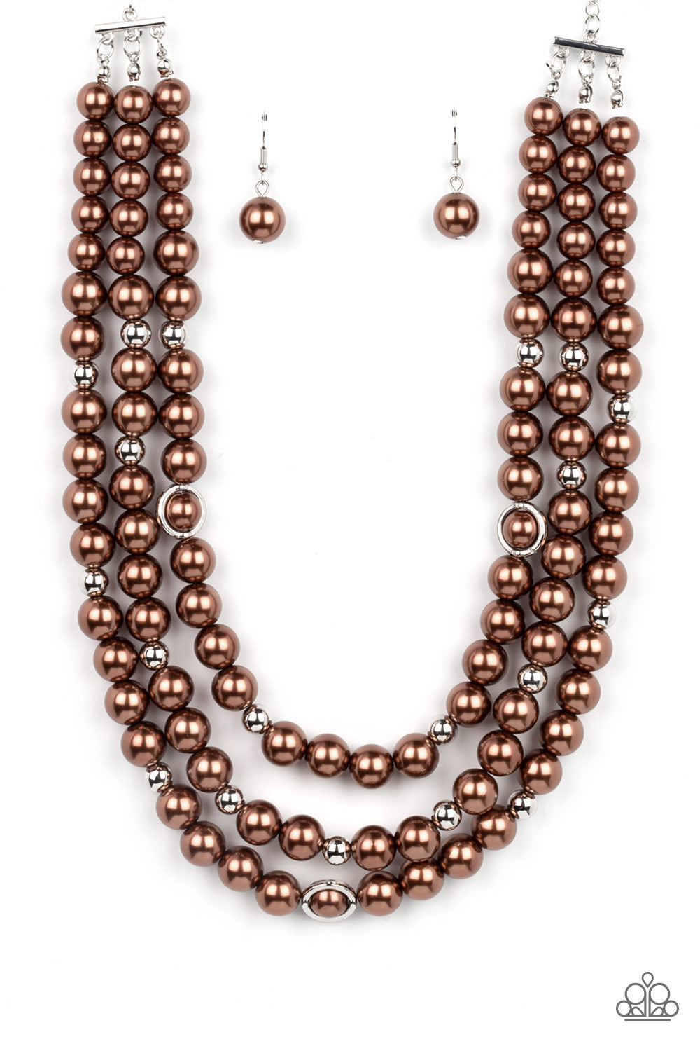 Paparazzi-Needs No Introduction - Brown Necklace