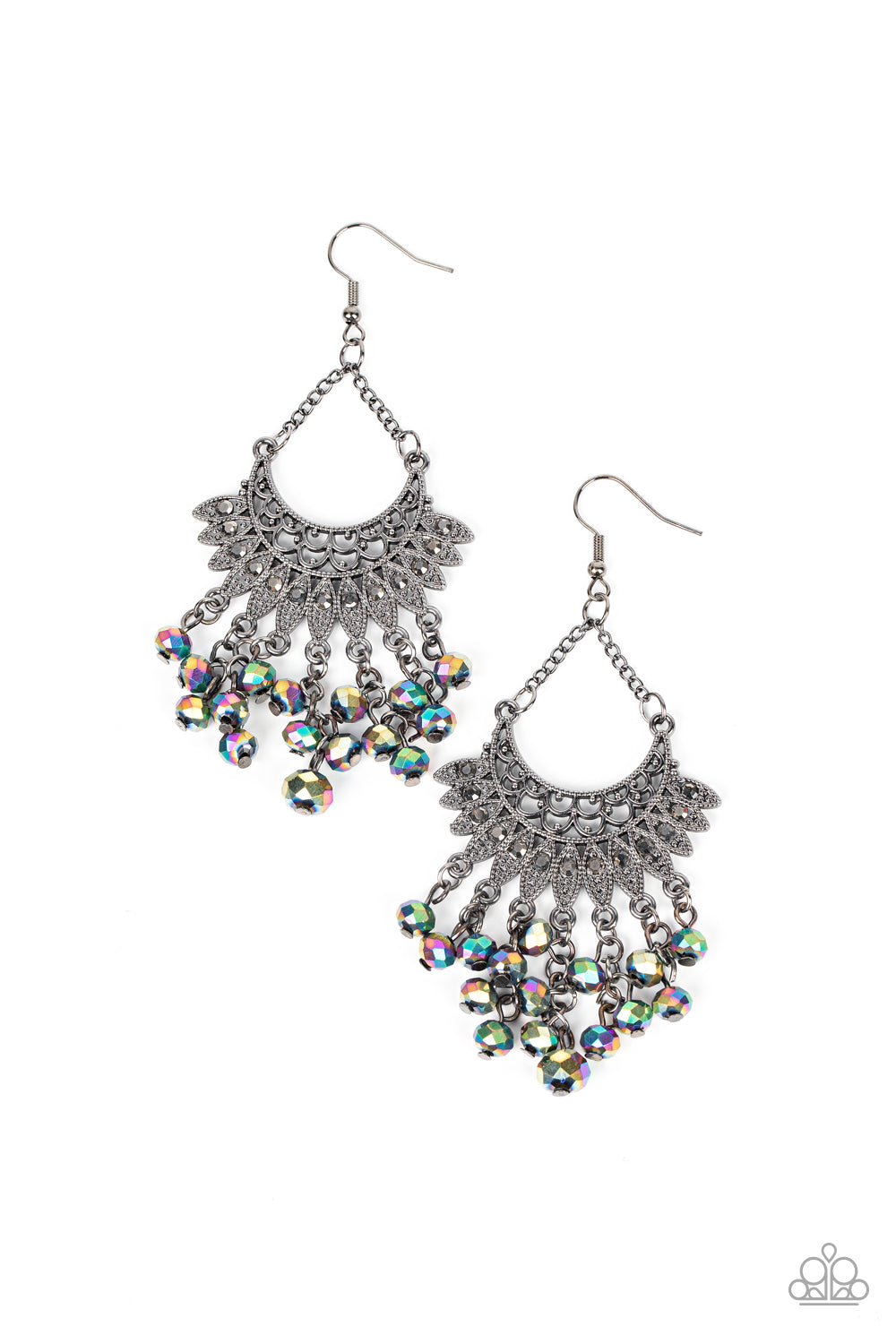 Paparazzi-Chromatic Cascade - Multi Earring