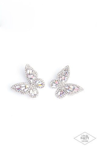 Paparazzi-Smooth Like FLUTTER - Multi Earring