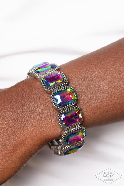 Paparazzi-Studded Smolder - Multi Bracelet
