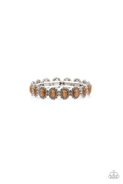 Paparazzi-Sweet Oblivion - Brown Bracelet