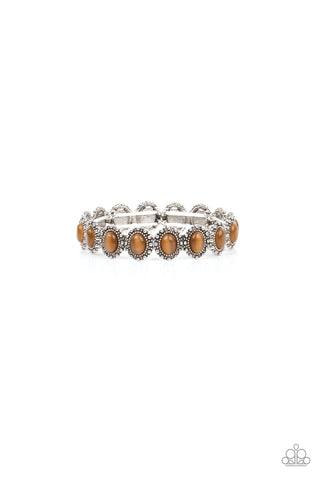 Paparazzi-Sweet Oblivion - Brown Bracelet