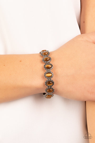 Paparazzi-Sweet Oblivion - Brown Bracelet
