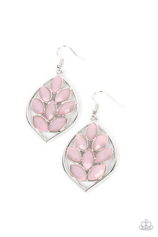 Paparazzi-Glacial Glades - Pink Earring