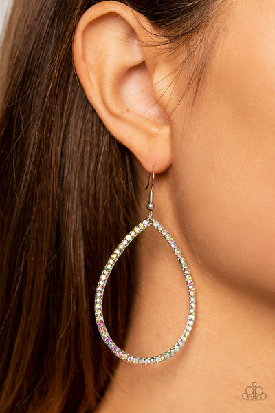 Paparazzi-Black Tie Optional - Multi Earring
