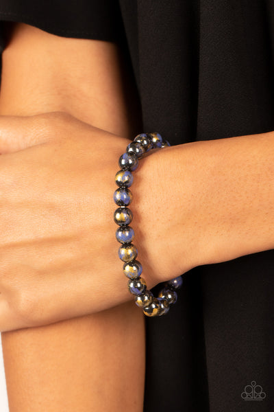 Paparazzi-Astro Artistry - Blue Bracelet