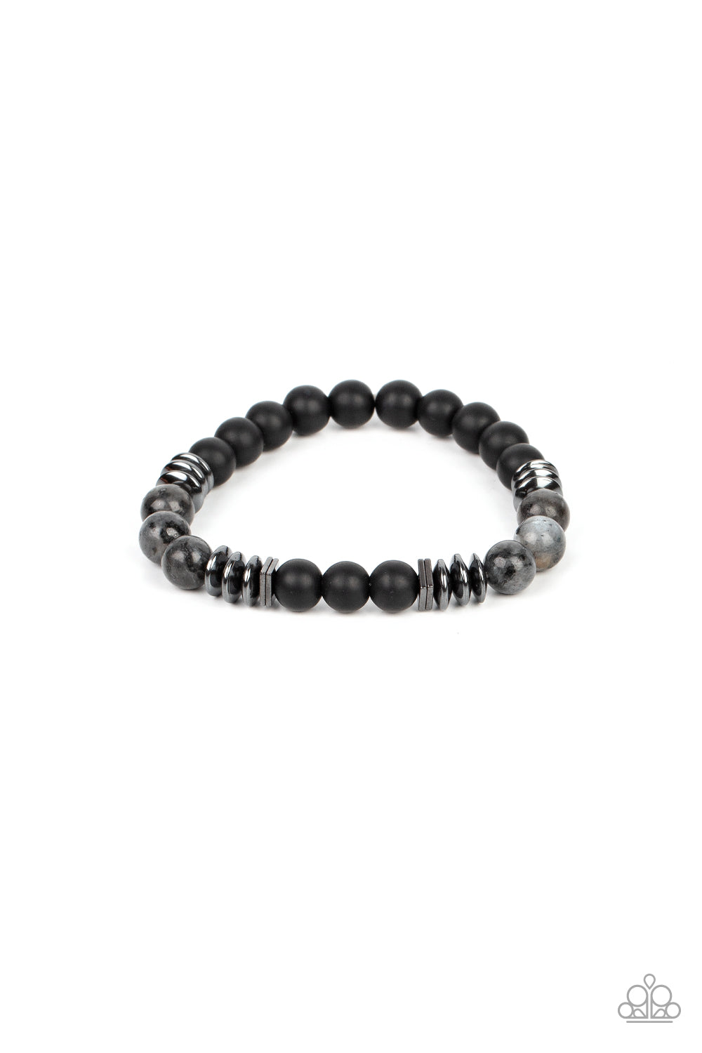 Paparazzi-Urban Therapy - Black Bracelet