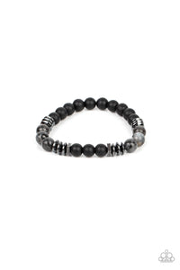 Paparazzi-Urban Therapy - Black Bracelet