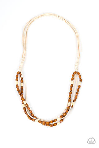 Paparazzi-Summer Odyssey - White Necklace