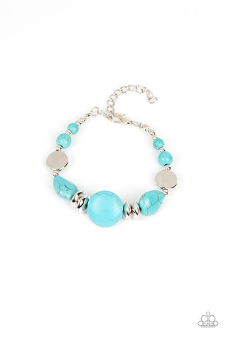 Paparazzi-Mesa Vista - Blue Bracelet