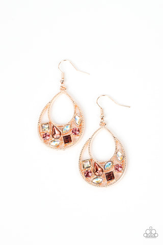 Paparazzi-Regal Recreation - Gold Earring