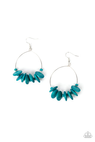 Paparazzi-Surf Camp - Blue Earring