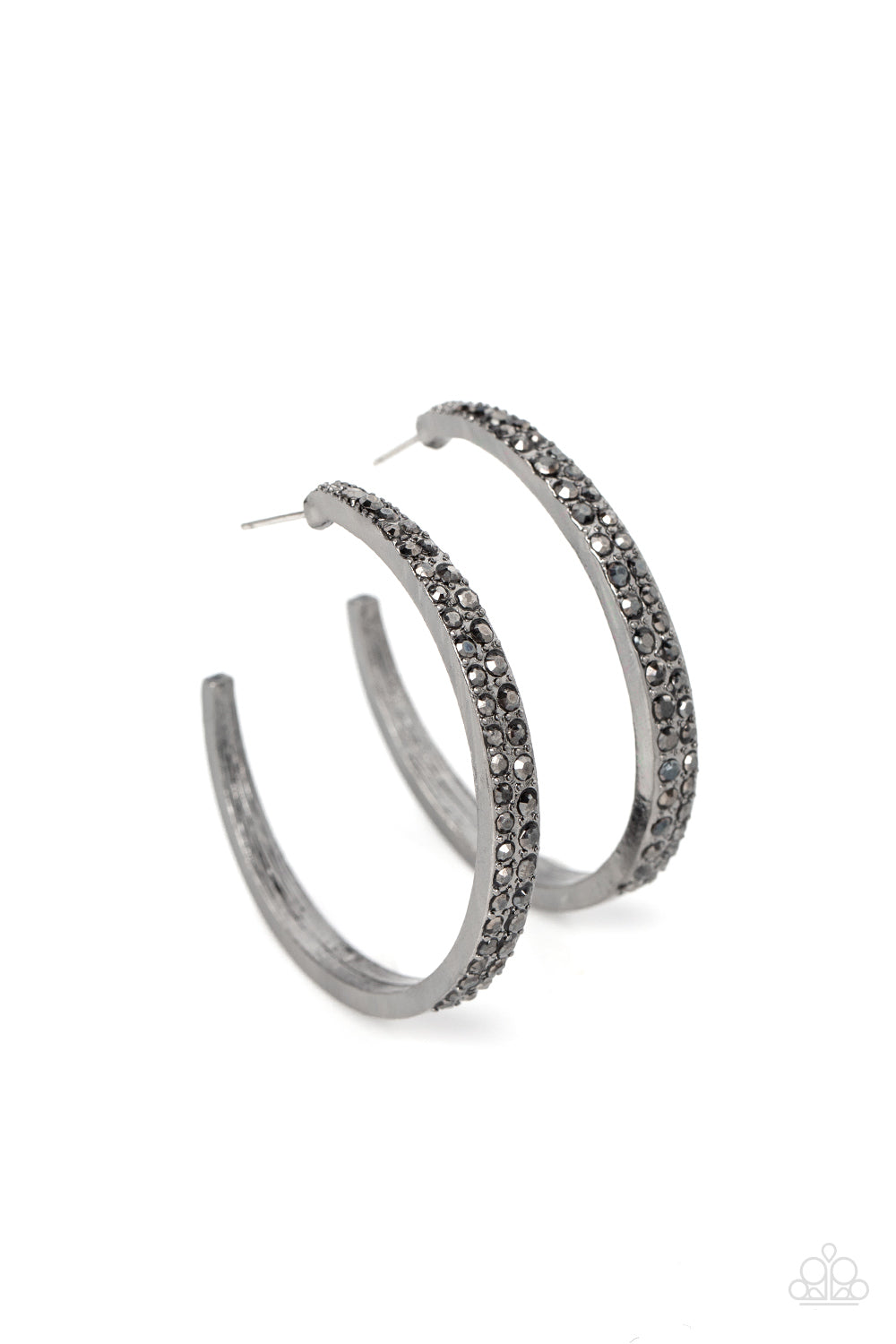 Paparazzi-Tick, Tick, Boom! - Black-Earring