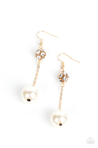 Paparazzi-Nautical Nostalgia - Gold Earring