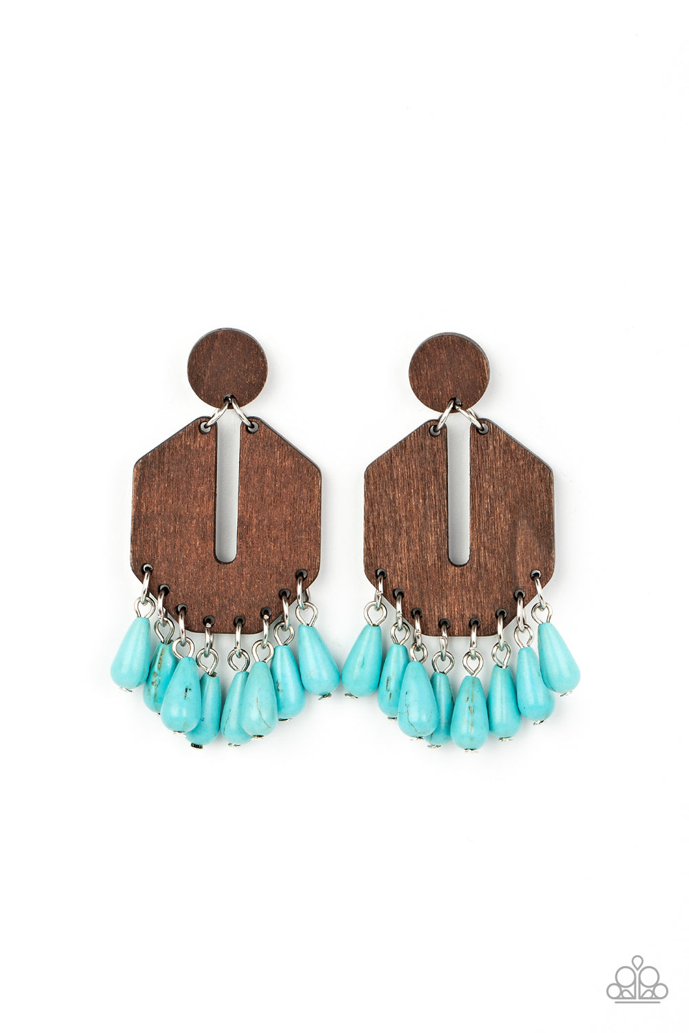 Paparazzi-Western Retreat - Blue Earring