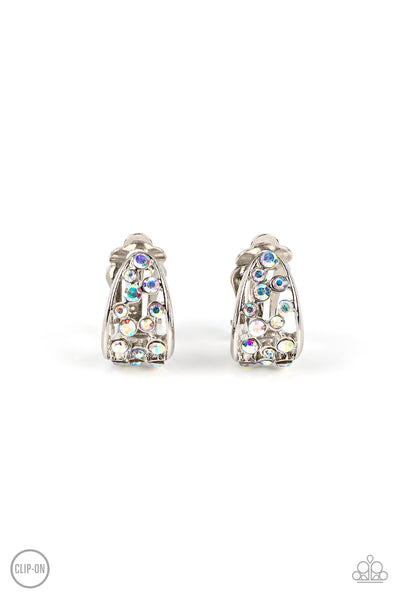Paparazzi Extra Effervescent - Multi Clip On Earring